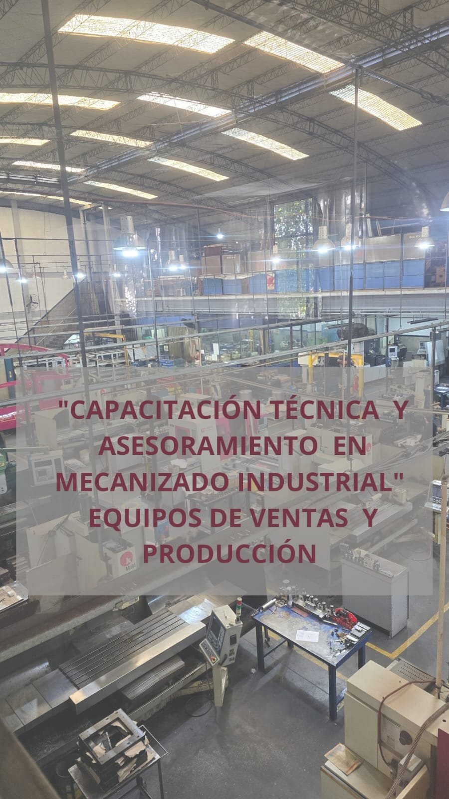 Capacitación técnica y asesoramiento en mecanizado industrial